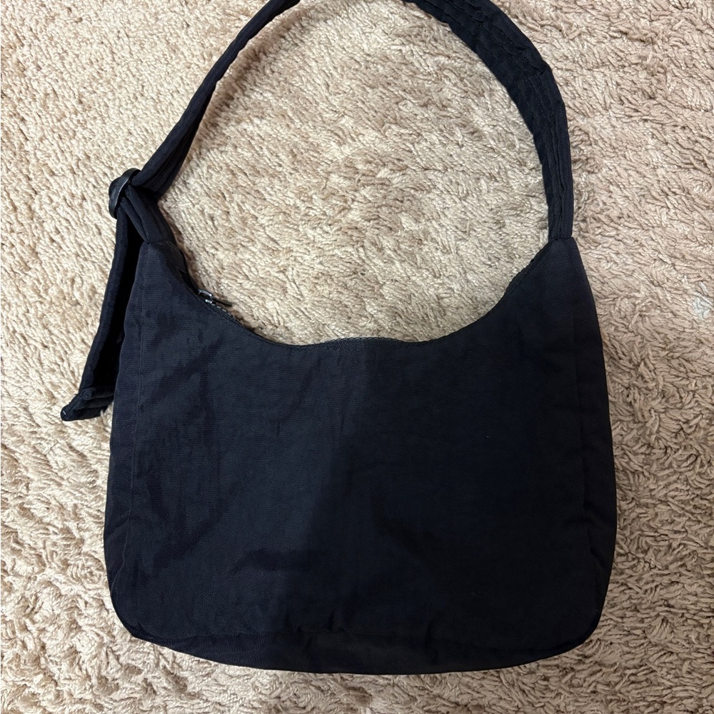 BAGGU Mini Nylon Shoulder Bag - Black